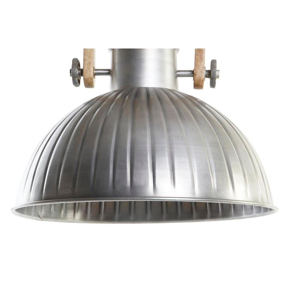 Ceiling Light DKD Home Decor Brown Silver Iron Mango wood 50 W 41 x 41 x 40 cm-3