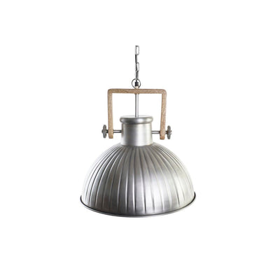 Ceiling Light DKD Home Decor Brown Silver Iron Mango wood 50 W 41 x 41 x 40 cm-0