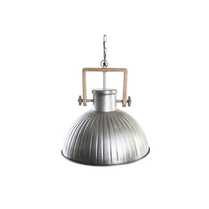 Ceiling Light DKD Home Decor Brown Silver Iron Mango wood 50 W 41 x 41 x 40 cm-0