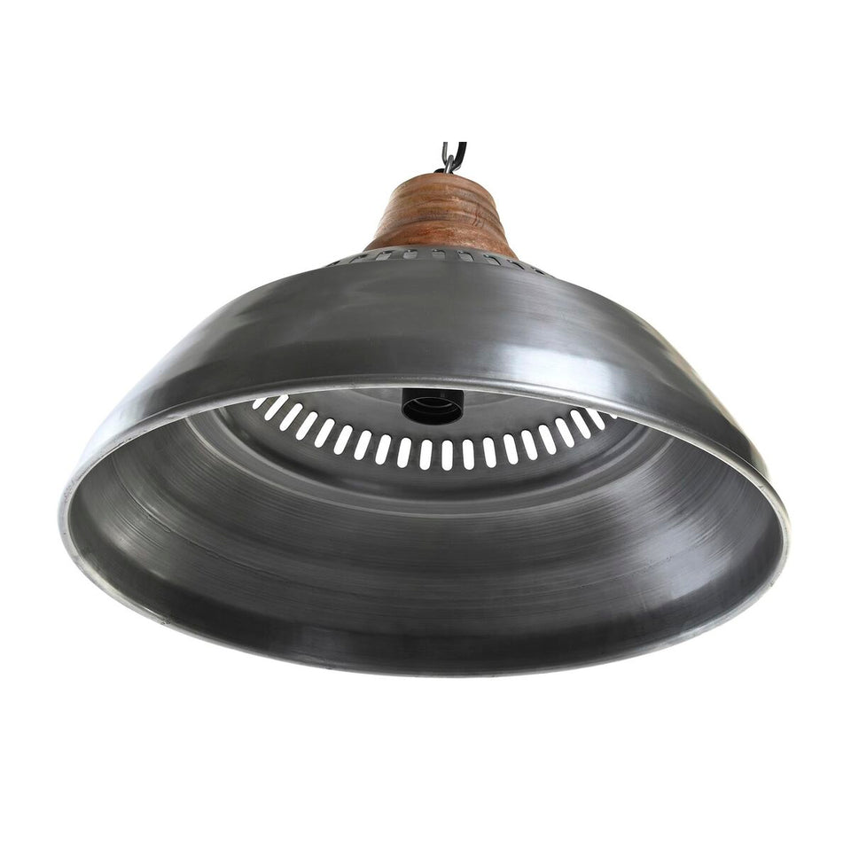 Ceiling Light DKD Home Decor Silver Brown Iron Mango wood 50 W (43 x 43 x 31 cm)-2