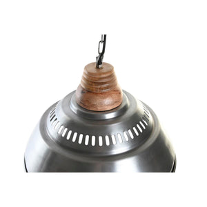 Ceiling Light DKD Home Decor Silver Brown Iron Mango wood 50 W (43 x 43 x 31 cm)-3