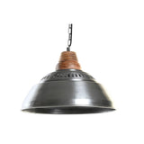 Ceiling Light DKD Home Decor Silver Brown Iron Mango wood 50 W (43 x 43 x 31 cm)-0