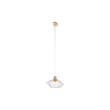 Ceiling Light DKD Home Decor 34 x 34 x 21 cm Silver Black Grey Pink Metal White 50 W 60 W Pinewood-1