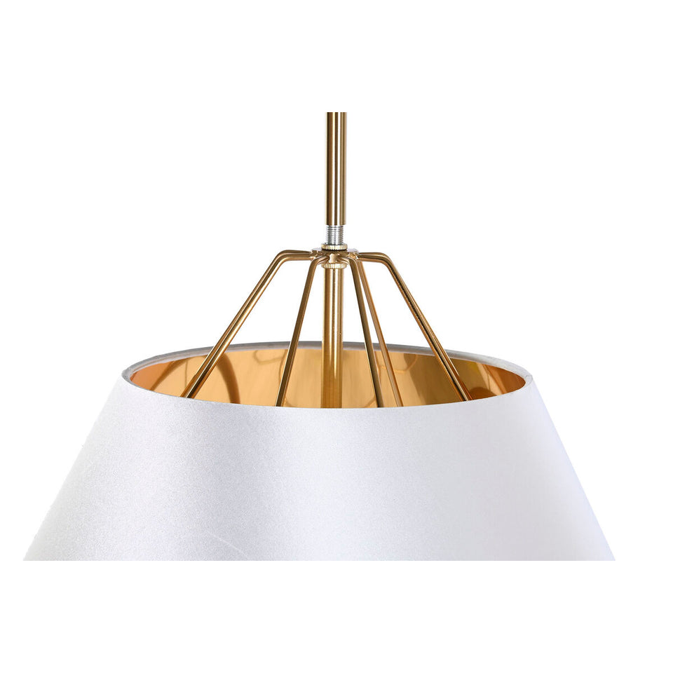 Ceiling Light DKD Home Decor White Golden PVC Metal 50 W 38 x 38 x 32 cm-4