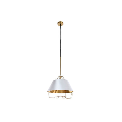 Ceiling Light DKD Home Decor White Golden PVC Metal 50 W 38 x 38 x 32 cm-0