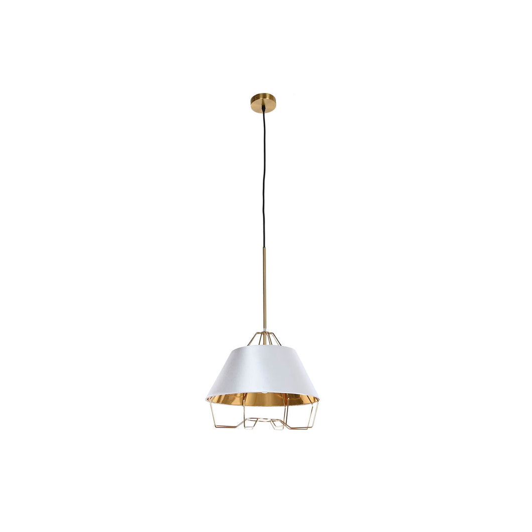 Ceiling Light DKD Home Decor White Golden PVC Metal 50 W 38 x 38 x 32 cm-0