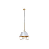 Ceiling Light DKD Home Decor White Golden PVC Metal 50 W 38 x 38 x 32 cm-0