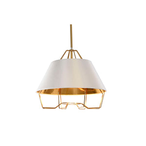 Ceiling Light DKD Home Decor White Golden PVC Metal 50 W 38 x 38 x 32 cm-1