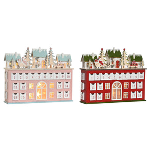 Advent Calendar DKD Home Decor Wood 37,5 x 8,5 x 31 cm (2 Units)-2