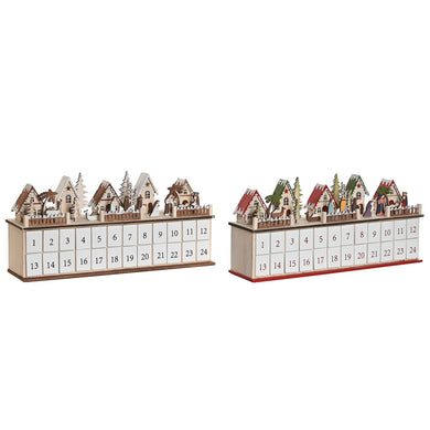 Advent Calendar DKD Home Decor Wood 45 x 11 x 23 cm (2 Units)-0