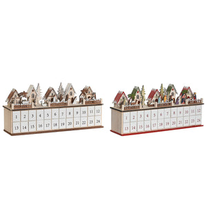 Advent Calendar DKD Home Decor Wood 45 x 11 x 23 cm (2 Units)-0