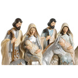 Christmas nativity set DKD Home Decor Blue White Brown Silver Resin 23,5 x 16 x 32 cm (2 Units)-1