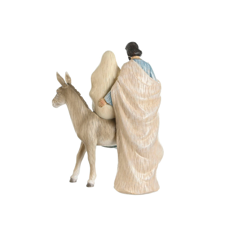 Christmas nativity set DKD Home Decor Blue White Brown Silver Resin 23,5 x 16 x 32 cm (2 Units)-2