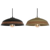 Ceiling Light DKD Home Decor Brown Black Cream Metal 50 W 42 x 42 x 24 cm (2 Units)-0
