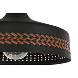 Ceiling Light DKD Home Decor Brown Black Cream Metal 50 W 35 x 35 x 20 cm (2 Units)-4