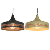 Ceiling Light DKD Home Decor Brown Black Cream Metal 50 W 35 x 35 x 20 cm (2 Units)-3