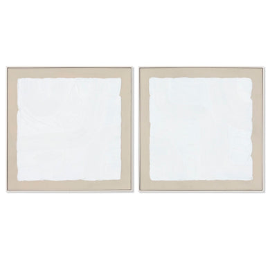 Canvas Home ESPRIT Pinewood Canvas 82,3 x 4,5 x 82,5 cm 82 x 4,5 x 82,5 cm-0