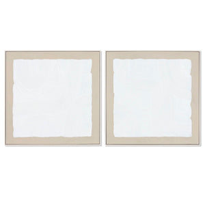 Canvas Home ESPRIT Pinewood Canvas 82,3 x 4,5 x 82,5 cm 82 x 4,5 x 82,5 cm-0