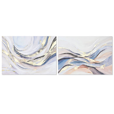 Canvas Home ESPRIT Canvas MDF Wood 100 x 4 x 70 cm 100 x 3,7 x 70 cm-0