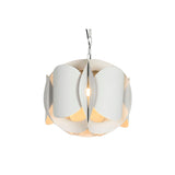 Ceiling Light Home ESPRIT White Metal 50 W 42 x 42 x 36 cm-1