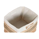 Basket set Home ESPRIT Natural Seagrass Tropical 40 x 33 x 28 cm 3 Pieces-3
