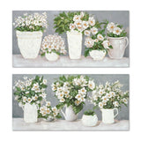 Canvas Home ESPRIT Canvas MDF Wood 140 x 3 x 70 cm-0