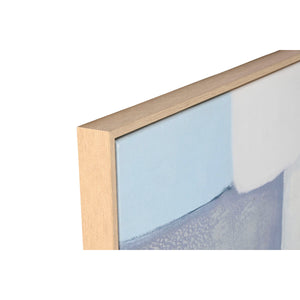 Canvas Home ESPRIT Blue White Sky blue Abstract Urban 100 x 4 x 140 cm (2 Units)-3