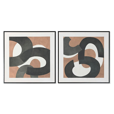 Canvas Home ESPRIT polystyrene Canvas 80 x 4 x 80 cm-0