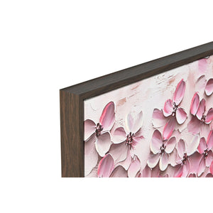 Canvas Home ESPRIT Beige Pink Dark brown Romantic 103 x 4,5 x 103 cm (2 Units)-3