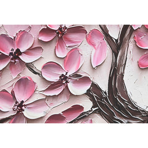 Canvas Home ESPRIT Beige Pink Dark brown Romantic 103 x 4,5 x 103 cm (2 Units)-2