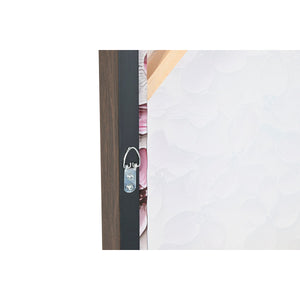 Canvas Home ESPRIT Beige Pink Dark brown Romantic 103 x 4,5 x 103 cm (2 Units)-1