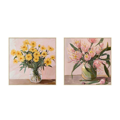 Canvas Home ESPRIT polystyrene Canvas 83 x 4,5 x 83 cm-0