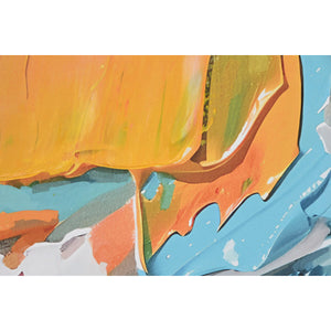 Canvas Home ESPRIT Abstract Urban 122,5 x 3,5 x 82,5 cm (2 Units)-2