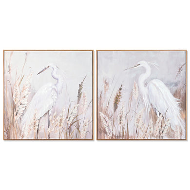 Canvas Home ESPRIT polystyrene Canvas 80 x 3,5 x 80 cm-0