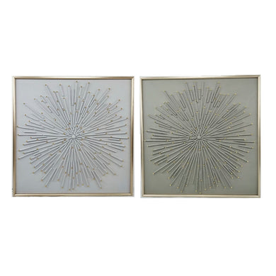 Canvas Home ESPRIT polystyrene Canvas 100 x 3,5 x 100 cm-0