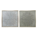 Canvas Home ESPRIT polystyrene Canvas 100 x 3,5 x 100 cm-0