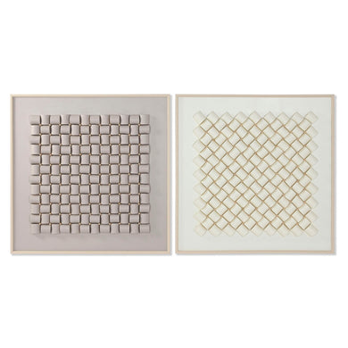 Canvas Home ESPRIT polystyrene Canvas 100 x 3,5 x 100 cm-0