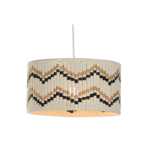 Ceiling Light Home ESPRIT Bicoloured Raffia 50 W 39 x 39 x 21 cm-4