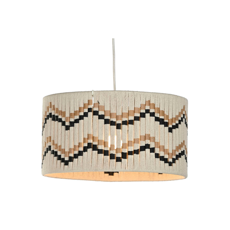 Ceiling Light Home ESPRIT Bicoloured Raffia 50 W 39 x 39 x 21 cm-4