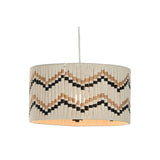 Ceiling Light Home ESPRIT Bicoloured Raffia 50 W 39 x 39 x 21 cm-4