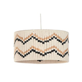 Ceiling Light Home ESPRIT Bicoloured Raffia 50 W 39 x 39 x 21 cm-1