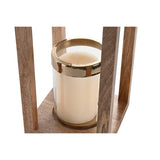Candleholder Home ESPRIT Brown Steel Mango wood 25 x 25 x 54 cm-2
