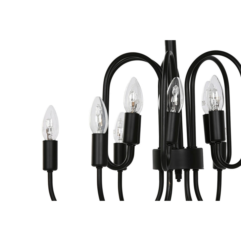 Ceiling Light Home ESPRIT Black Metal 54 x 54 x 46 cm-4