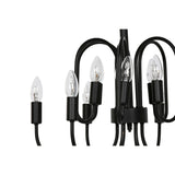 Ceiling Light Home ESPRIT Black Metal 54 x 54 x 46 cm-4