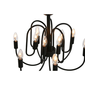 Ceiling Light Home ESPRIT Black Metal 54 x 54 x 46 cm-2