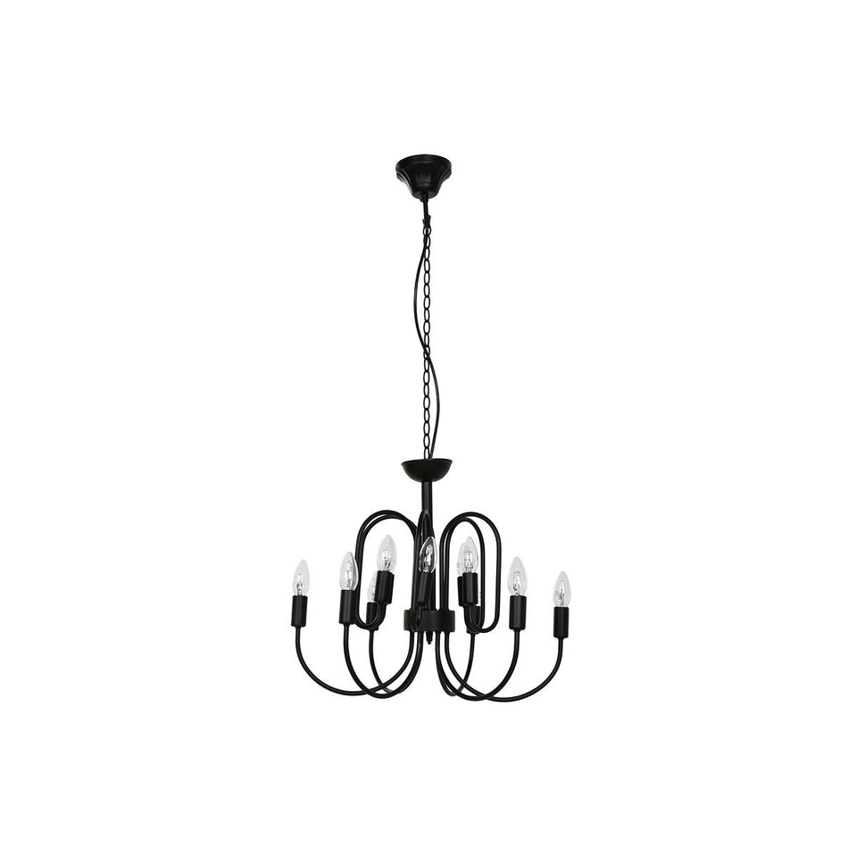 Ceiling Light Home ESPRIT Black Metal 54 x 54 x 46 cm-0