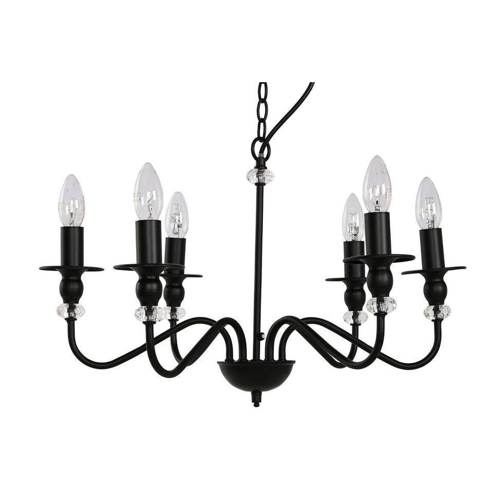 Ceiling Light Home ESPRIT Black Metal 25 W 54 x 54 x 46 cm-1