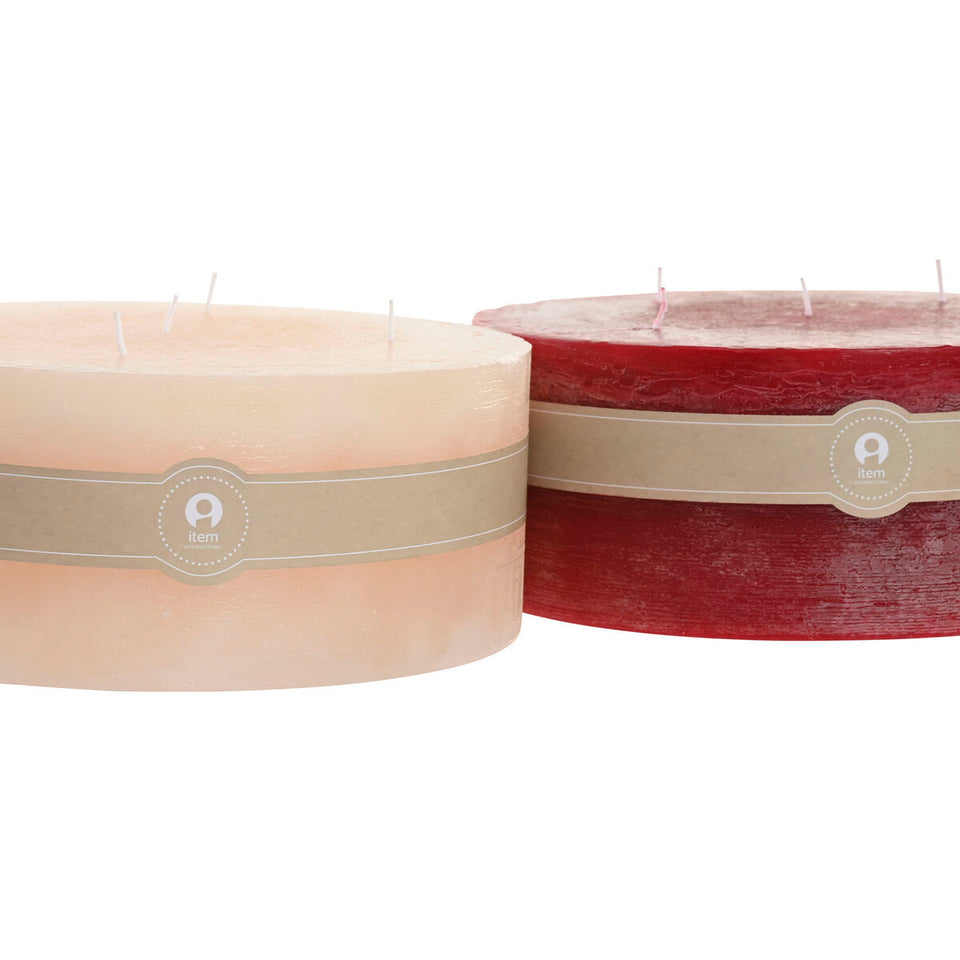 Candle Home ESPRIT Red Cream Christmas 25 x 25 x 10 cm (2 Units)-2