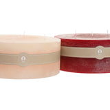 Candle Home ESPRIT Red Cream Christmas 25 x 25 x 10 cm (2 Units)-2