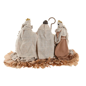 Christmas nativity set Home ESPRIT Brown Beige Resin-2